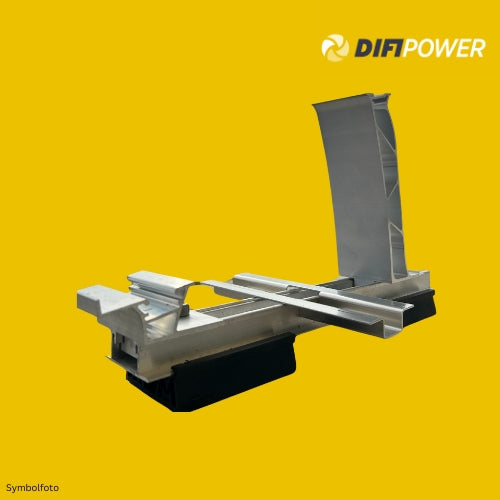 DIFI Balkonkraftwerk Befestigungsset für Flachdächer | 2 Module liegend